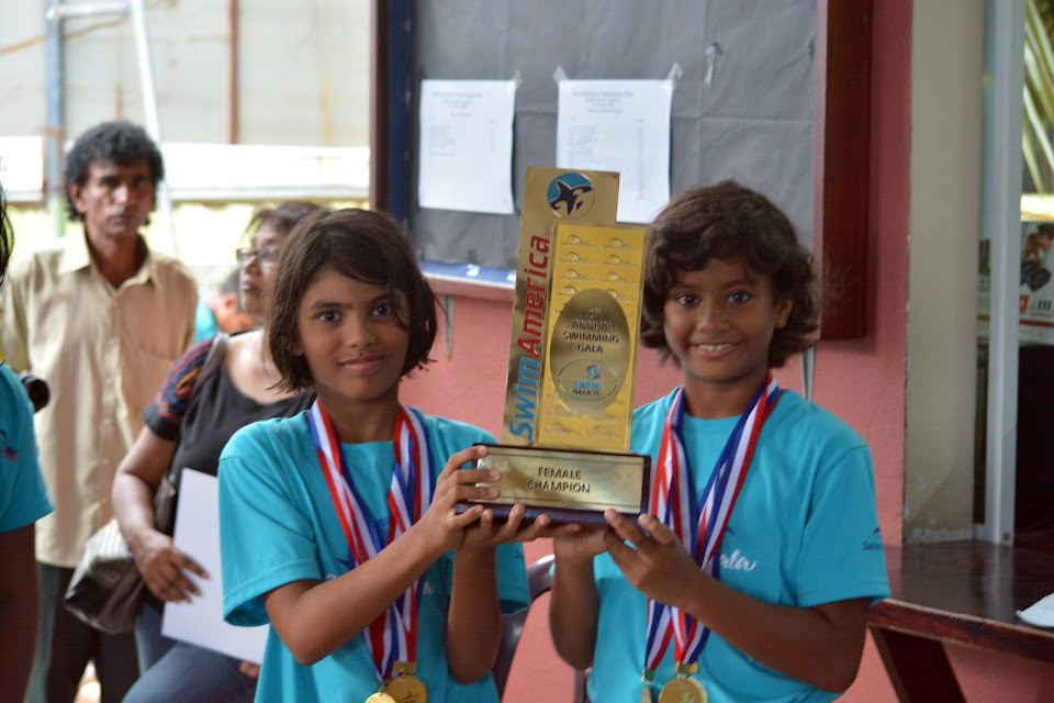 Technical swimming training for kids at SwimAmerica Sri Lanka